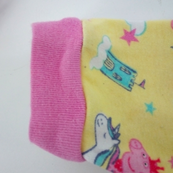 Peppa Pig Pajama Bottoms & Toys Set 100% Cotton Yellow Pink PJ 4T - Picture 10 of 13